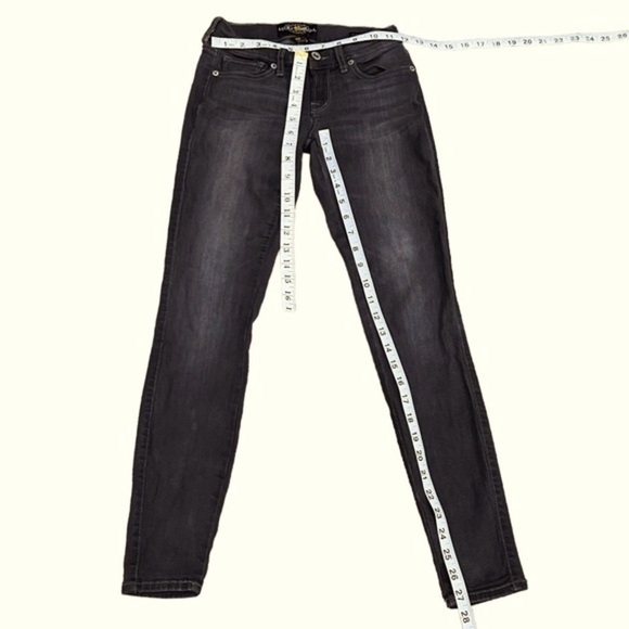 Lucky Brand Gray Charlie Denim Legging Jean Size 24 Women's - Picture 5 of 8